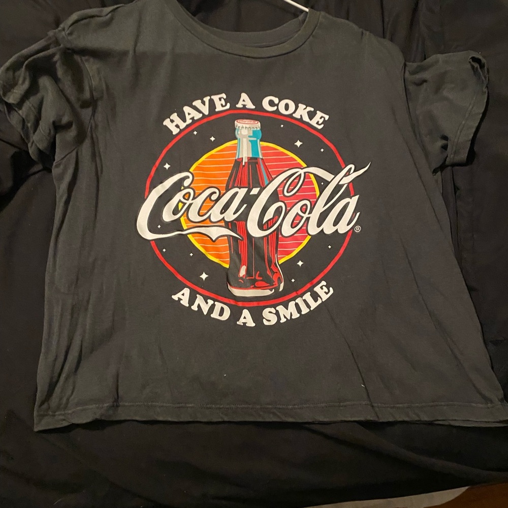 Coca Cola Kids Tee with Red and Orange Logo